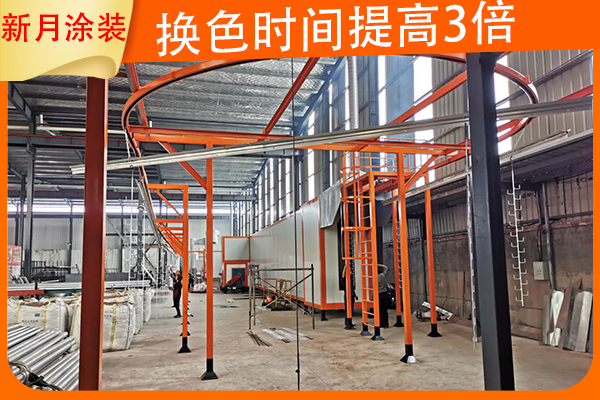 驚艷的鋁型材粉末噴塑設備廠家供應,可實現多色彩噴涂！