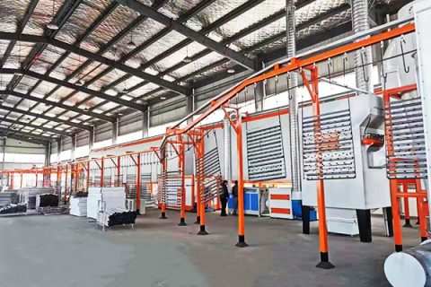 護欄自動噴涂設備