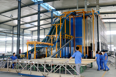 老客戶第二條鋁型材立式噴涂設備洽談中