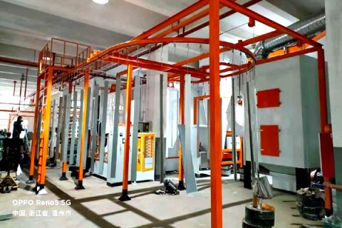 橋架自動噴涂流水線