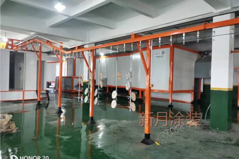 六安五金噴塑設備安裝即將完工將進入調試中…