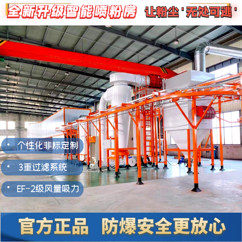 大旋風噴粉房回收系統 大旋風噴粉房回收系統