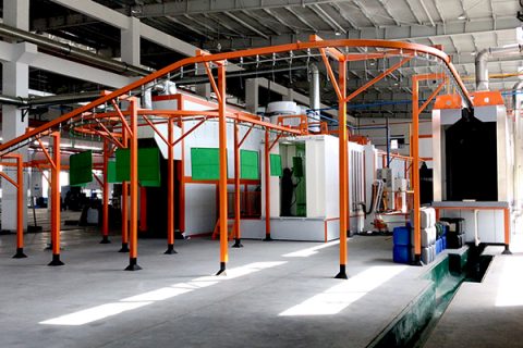 噴塑流水線設(shè)備粉末噴涂過程中雜質(zhì)形成解決方案