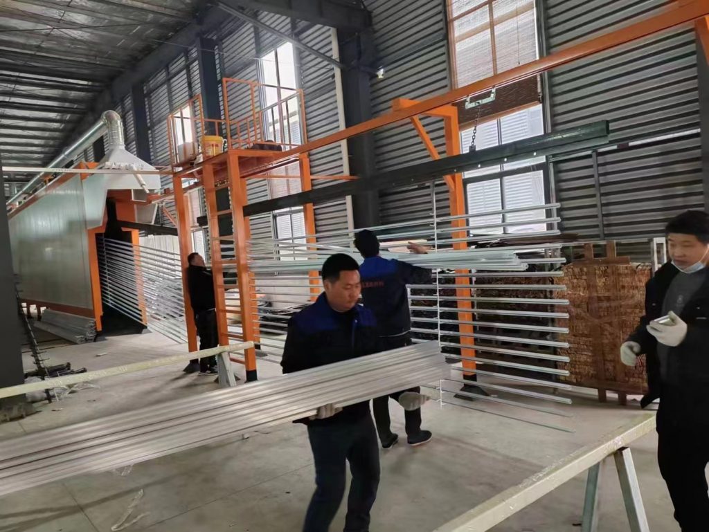 【喜報】新月涂裝又一鋁材噴涂噴粉線調試項目即將收官! 【喜報】新月涂裝又一鋁材噴涂噴粉線調試項目即將收官!