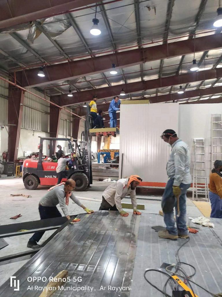 重器出海!新月鋼結構噴涂流水線助力卡塔爾 重器出海!新月鋼結構噴涂流水線助力卡塔爾