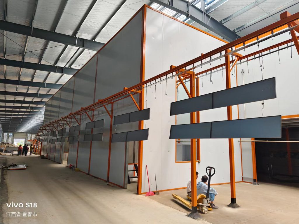 定制款-江西自動靜電噴塑設備安裝調試進行中! 定制款-江西自動靜電噴塑設備安裝調試進行中!