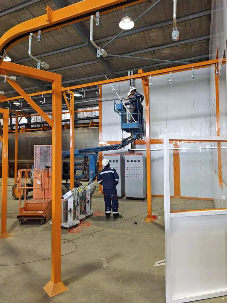 約旦又一自動噴涂流水線調試進行時,品質服務邁向國際新高度! 約旦又一自動噴涂流水線調試進行時,品質服務邁向國際新高度!