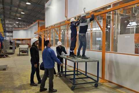 約旦又一自動噴涂流水線調試進行時，品質服務邁向國際新高度！