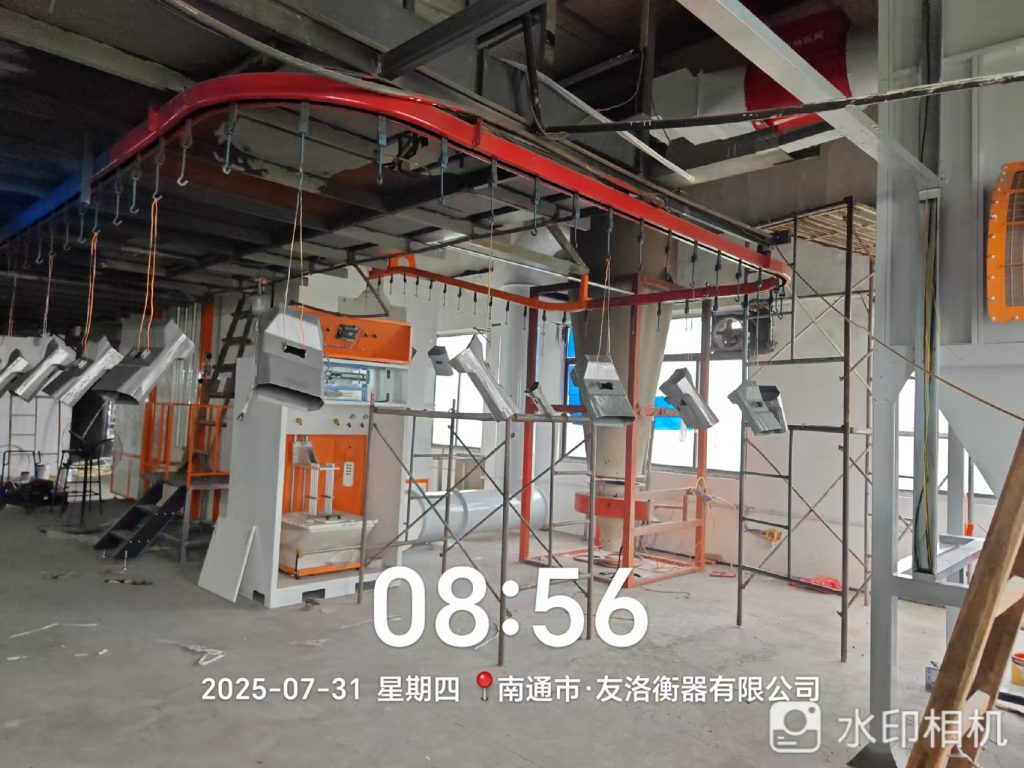 江海之畔安裝忙:新月電子儀器自動噴粉線設備落戶南通 江海之畔安裝忙:新月電子儀器自動噴粉線設備落戶南通
