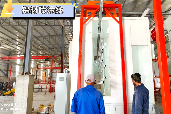 伊拉克客戶點贊:新月涂裝鋁材噴涂生產線高溫環境穩定運行！