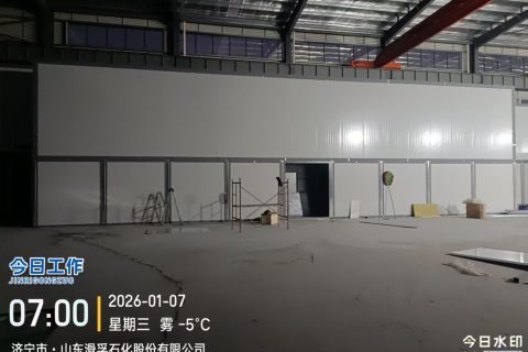 捷報！山東濟寧車輛配件塑粉噴涂流水線安裝項目有序推進中