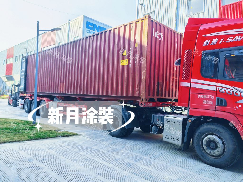 硬核智造出海|新月涂裝定制靜電粉末噴涂生產線發運海外! 硬核智造出海|新月涂裝定制靜電粉末噴涂生產線發運海外!